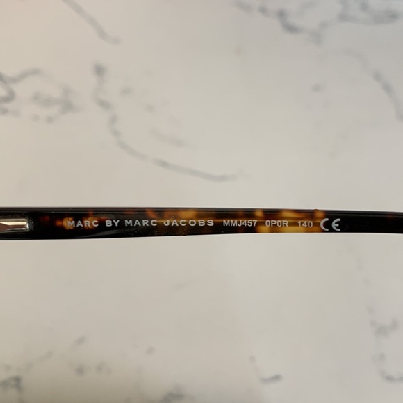 Marc by Marc Jacobs Tortoise Half Rimmed Prescription Glasses - Picture 2 of 7